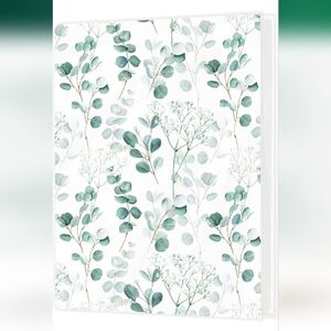 48 Pcs Eucalyptus pattern 2 Pocket Folder with Prong Fasteners, Home & Office